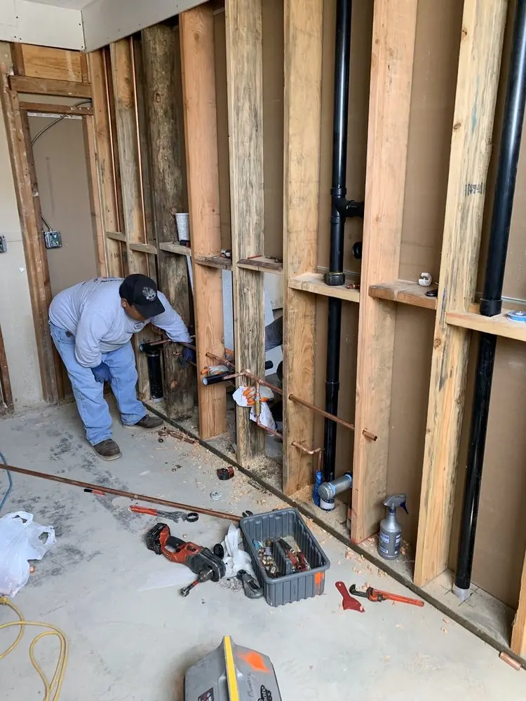 Commercial rough-in plumbing for Gas Line Repair in Eldersburg